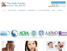 Tablet Screenshot of gelbcenter.com